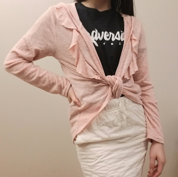 Pink Ruffled Sweater - Picture 4 of 6